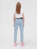 Błękitne mom jeans z paskiem - niebieski - CROPP - small3