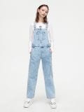 Niebieskie jeansowe ogrodniczki - niebieski - CROPP - small1