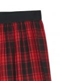 Czerwono-czarne spodnie w kratę - czerwony - CROPP - small5