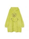 Mikina s kapucí Grinch - zelená - CROPP - small1