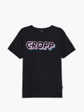 Tricou cu imprimeu Cropp - negru - CROPP - small1