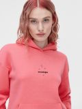 Hoodie mit Schriftzug - Koralle - CROPP - small1