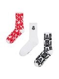 Pikad sokid, 3 paari Star Wars - valge - CROPP - small1