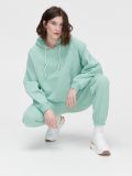 Sudadera oversize verde con capucha - verde claro - CROPP - small1