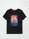 Koszulka z nadrukiem Stranger Things - czarny - CROPP - small2