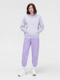 Sudadera lila con capucha y mensaje - lavanda - CROPP - small2