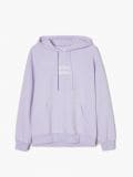 Sudadera lila con capucha y mensaje - lavanda - CROPP - small4