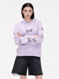 Sudadera violeta con capucha y estampado de mariposas - Púrpura - CROPP - small1