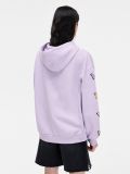 Sudadera violeta con capucha y estampado de mariposas - Púrpura - CROPP - small3