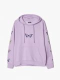 Sudadera violeta con capucha y estampado de mariposas - Púrpura - CROPP - small4