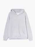 Rozpinana bluza z kapturem - jasny szary - CROPP - small4
