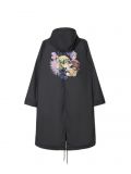 Długa parka z nadrukiem - czarny - CROPP - small5
