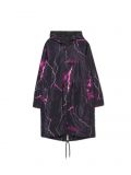 Parka z nadrukiem błyskawic - fioletowy - CROPP - small1