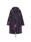 Parka z nadrukiem błyskawic - fioletowy - CROPP - small3