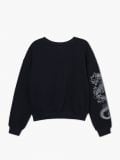 Felpa nera con motivo dragone - Nero - CROPP - small6
