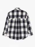 Schwarz-weiß karierte Hemdjacke - Schwarz - CROPP - small6