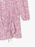 Różowa sukienka mini w kwiaty - kremowy - CROPP - small5