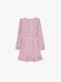 Różowa sukienka mini w kwiaty - kremowy - CROPP - small6
