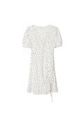 Puntíkaté šaty - bílá - CROPP - small1