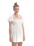 Biała sukienka mini - biały - CROPP - small3
