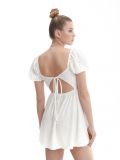 Biała sukienka mini - biały - CROPP - small4