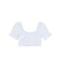 Īss tops - blāva zila - CROPP - small2
