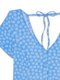 Niebieska sukienka w kwiaty - błękitny - CROPP - small2