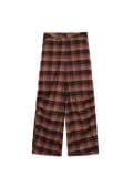 Spodnie baggy w kratę - brązowy - CROPP - small3