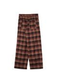 Spodnie baggy w kratę - brązowy - CROPP - small4