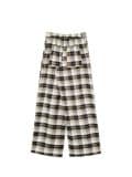 Spodnie baggy w kratę - szary - CROPP - small4