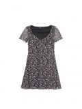 Rochie neagră cu flori - negru - CROPP - small4