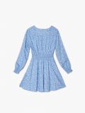 Niebieska sukienka w kwiaty - niebieski - CROPP - small6