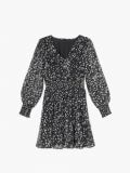 Czarna sukienka w kwiaty - czarny - CROPP - small4