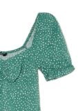 Zielona sukienka midi w stokrotki - niebieski - CROPP - small5