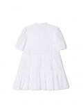 Biała sukienka z kołnierzykiem - biały - CROPP - small3