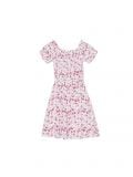 Рокля с флорални мотиви - бял - CROPP - small1