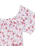 Рокля с флорални мотиви - бял - CROPP - small2