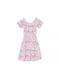 Рокля с флорални мотиви - бял - CROPP - small3