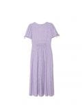 Liliowa sukienka midi w kwiaty - fioletowy - CROPP - small3