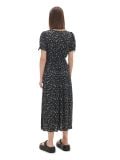 Czarna sukienka midi w kwiaty - czarny - CROPP - small3