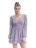 Sukienka z kwiatowym wzorem - kremowy - CROPP - small2