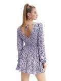 Sukienka z kwiatowym wzorem - kremowy - CROPP - small3
