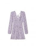 Sukienka z kwiatowym wzorem - kremowy - CROPP - small4