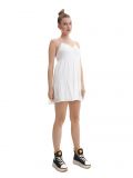 Rochie cu fundă la gât - alb - CROPP - small1