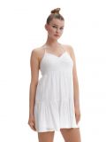 Rochie cu fundă la gât - alb - CROPP - small3