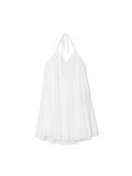 Rochie cu fundă la gât - alb - CROPP - small4