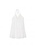 Rochie cu fundă la gât - alb - CROPP - small6