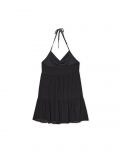 Luźna czarna sukienka - czarny - CROPP - small3