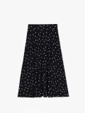 Spódnica midi w groszki - czarny - CROPP - small3
