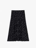 Spódnica midi w groszki - czarny - CROPP - small5